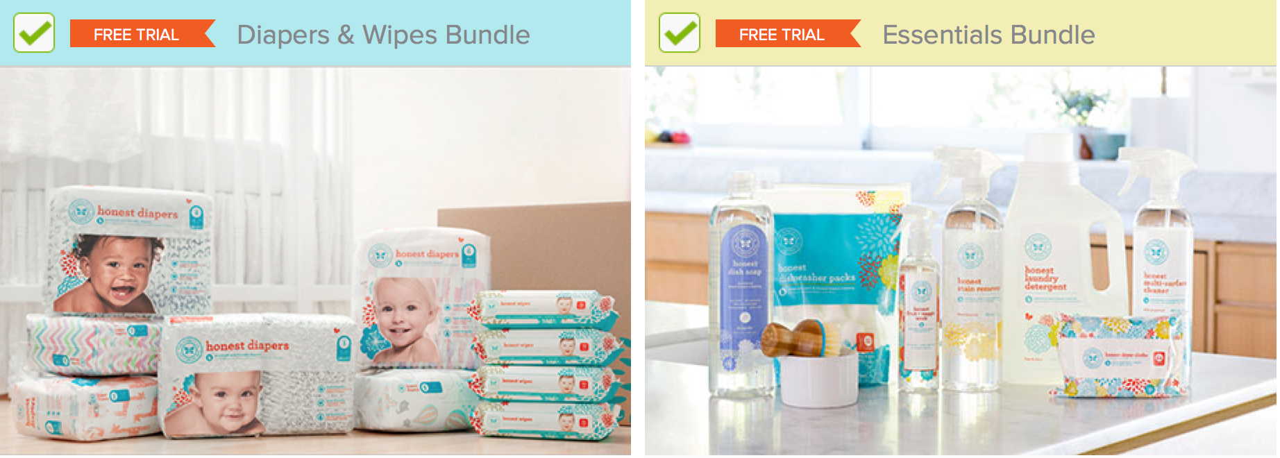 free baby samples honest company