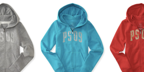Aeropostale P.S. Kids: 60% Off Clearance Sale = Girls Front-Zip Hoodies Only $6 (Reg. $36.50)