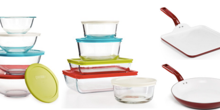 Macy’s: Awesome Buys on Pyrex Sets & T-Fal Pans