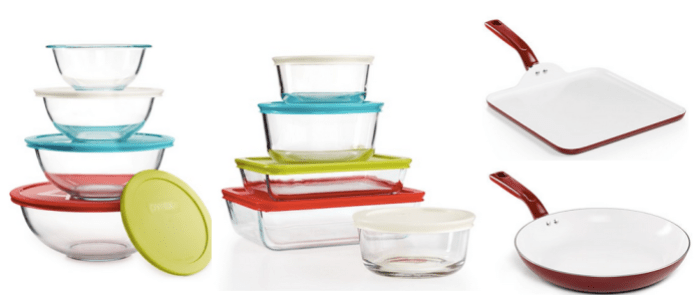 Macy's: Awesome Buys on Pyrex Sets &amp; T-Fal Pans
