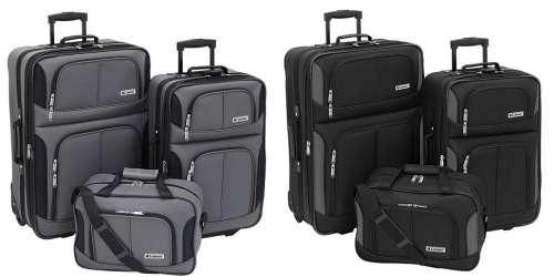 Kohl’s: Leisure Trio 3-Piece Luggage Sets Only $46.74 (Regularly $199.99)