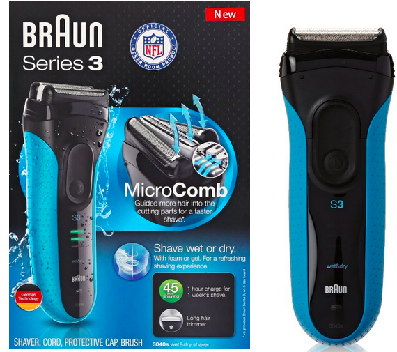 Braun 3040 Serie 3 Shaver Blue