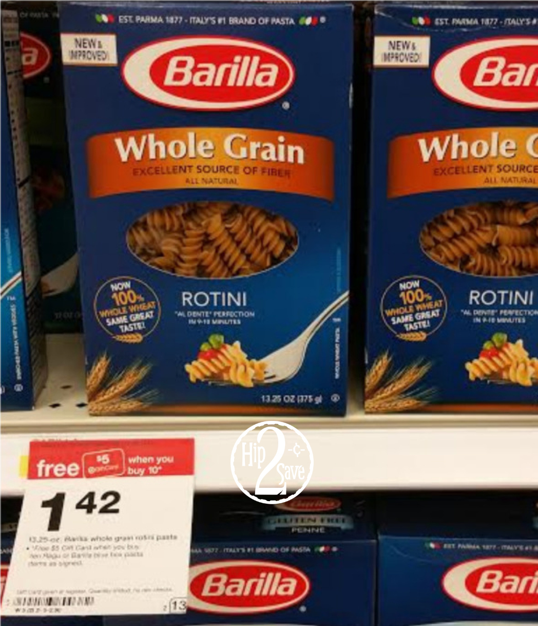 Target: Barilla Better-For-You Pasta 59¢ Each