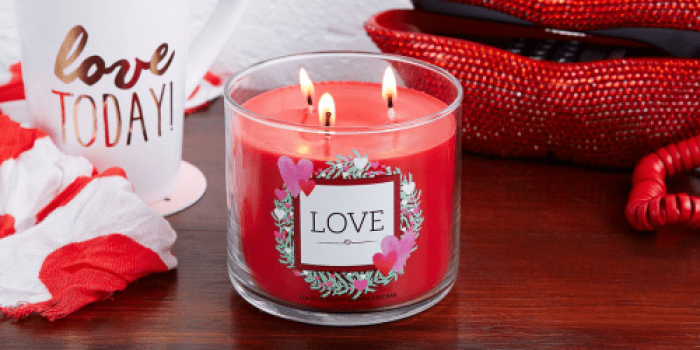 Bath & Body Works: LOVE 3-Wick Candle ONLY $10 Shipped (Regularly $22.50) – Today Only