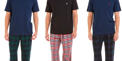 Macy’s: Men’s Nautica Pajama Pant and T-Shirt Set ONLY $9.99 Each (Regularly $70)