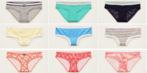 Aerie: 8 Panties Only $27.50 Shipped ($3.38 Each)