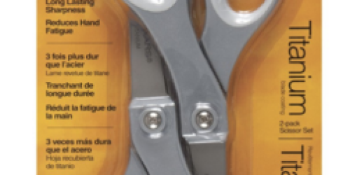 Amazon: TWO Pairs Of Fiskars 8-Inch Titanium Scissors Only $8.61 (Regularly $24.99)
