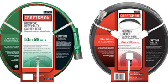 Sears: Craftsman Heavy Duty Neverkink 50 Foot Hose Only $15.99 (Regularly $31.99)
