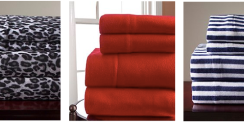 BonTon: Fleece Sheet Sets Only $9.97 Including Queen & King (Regularly Up To $130)