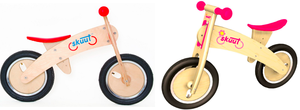 wooden scoot bike