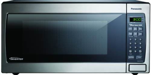 Amazon Warehouse: Panasonic Stainless Countertop Microwave Only $67.28 Shipped
