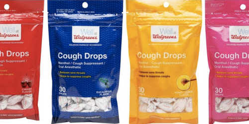 Walgreens Brand Cough Drops Bags Only 38¢ Each (No Coupons Needed!)