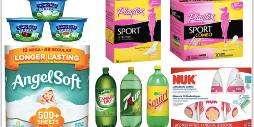 Top Coupons to Print Right Now (Playtex, Angel Soft, 7UP, NUK & Stonyfield)