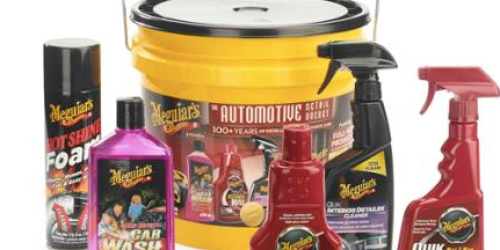Walmart: Meguiar’s 8-Piece Complete Auto Detail Bucket Kit Only $9.88 (Reg. $23.97)