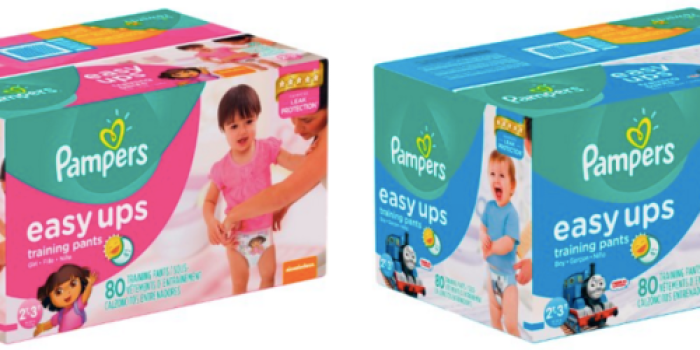 Jet.com: Pampers Easy Ups Training Pants Super Packs ONLY $15.30 Per Pack Shipped