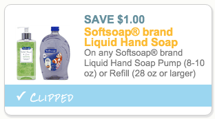 Softsoap hand soap coupon