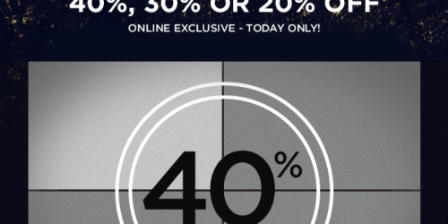 Kohl’s: Up to 40% Off Purchase (Check Inbox) + 30% Off & Free Shipping For Cardholders – Thru Today