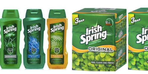 Target: Great Deals on Irish Spring Body Wash & Bar Soap + More