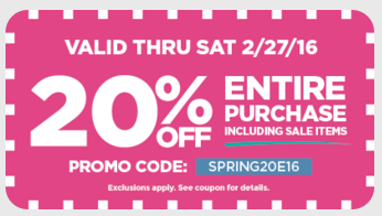 Michael's 20% off coupon