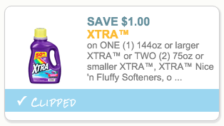 Xtra Laundry Detergent coupon