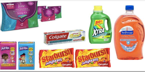 Top Coupons to Print Right Now (Poise, Softsoap, Starburst Jellybeans, Pull-Ups & More)