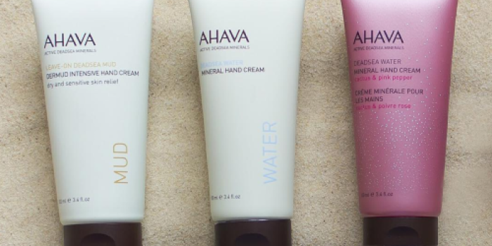 AHAVA: Free Shipping & 3 Free Samples = Hand & Body Cream Travel Set Just $10 Shipped + More