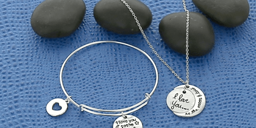 Groupon: $5 Select Deals = I Love You to The Moon & Back Necklace or Bangle ONLY $5