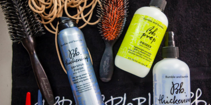 Bumble and Bumble: 2 FREE Deluxe Samples + FREE Shipping with ANY Purchase