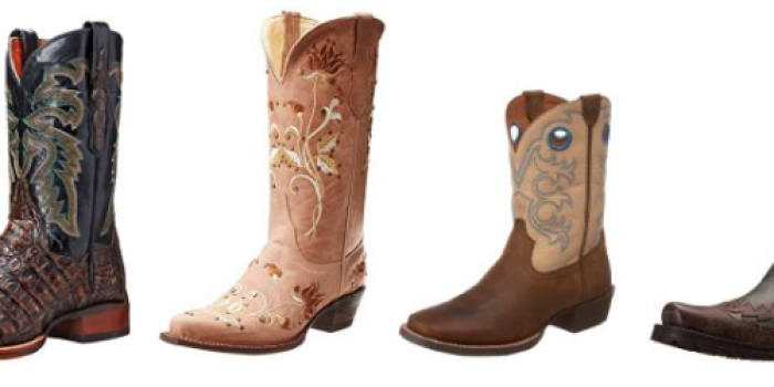 Amazon: 50% Off Western Boots AND 60% Off Western Clothing (Today Only)