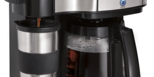 Amazon Warehouse: Hamilton Beach Single Serve AND Full Pot Coffee Maker Only $13.17