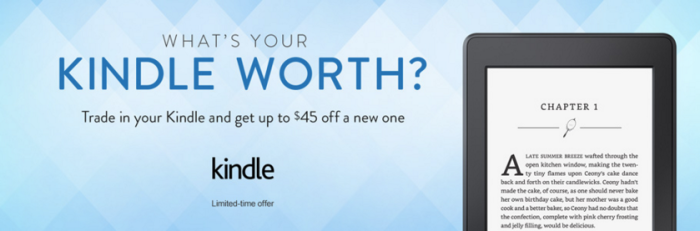 Amazon: Trade in Used Kindle for Amazon Gift Card offer