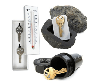 Trademark Hide-A-Key Set (Includes Rock, Thermometer and Sprinkler Hide-A-Keys)