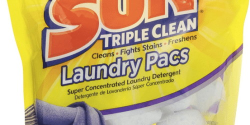 Amazon: 24 Count Pack of Sun Triple Clean Laundry Detergent ONLY $1.97 Shipped
