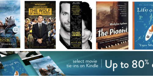 Amazon: 80% Off Movie Tie-Ins Kindle eBooks (Books Made Into Oscar-Winning Movies)