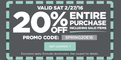Michaels: 20% Off Your Entire Purchase (Including Sale Items) – Today Only