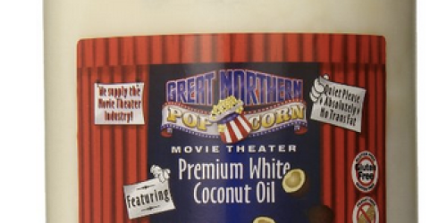 Amazon: Gallon of Great Northern Popcorn White Coconut Oil Only $13.77 (Reg. $29.95)