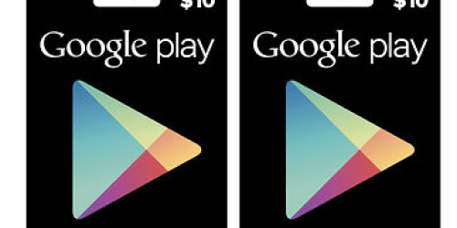 TWO $10 Google Play Gift Cards ONLY $14.49 Shipped