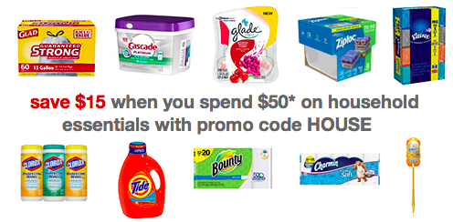 Target: $15 Off $50 Household Purchase