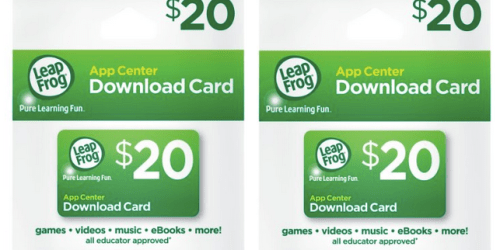 *HOT* $40 in LeapFrog Digital Download Cards Only $15
