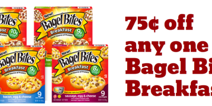 New $0.75/1 Bagel Bites Breakfast Coupon
