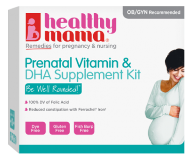 FREE 2-day sample of Healthy Mama Be Well Rounded Prenatal Vitamins
