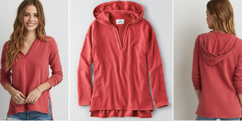 American Eagle: Extra 29% Off AEO Collection = Pullover Hoodie ONLY $14.18 (Regularly $39.95)