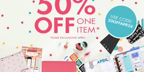 Blitsy: 50% Off ANY One Item = 18 Month The Happy Planner ONLY $10.50 (Reg. $29.99)