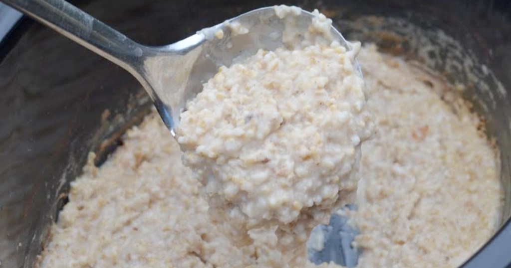 steel cut oatmeal made in the slow cooker