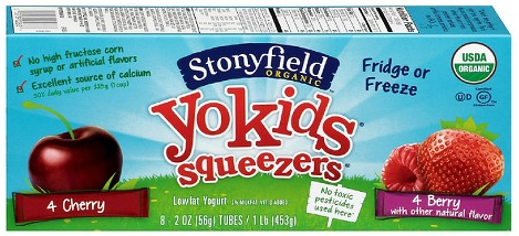 Stonyfield-YoKids-Squeezers