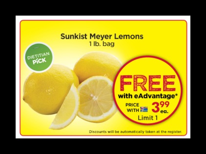 Sunkist Meyer Lemons