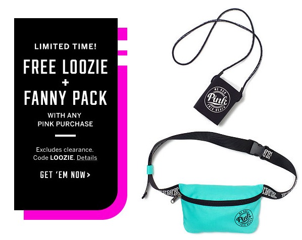 Victoria's Secret Free Loozie and Fanny Pack