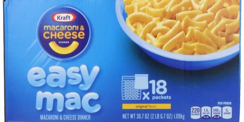 Amazon: 18 Pack of Kraft Easy Mac Microwaveable Packs Only $6.57 Shipped