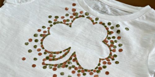 DIY Shamrock T-Shirt (St. Patrick’s Day Craft)