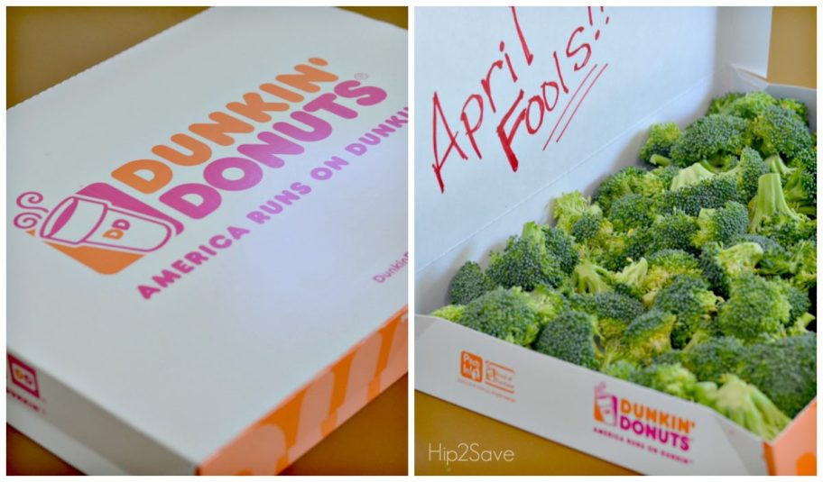 April Fools Donuts, one of our easy april fools day pranks for family